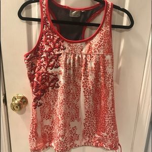 Athleta beautiful print yoga top!